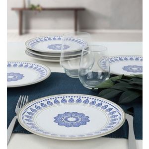 Set farfurii din ceramica pentru desert, Hermia, 275KRM1373, Antibacterian, Alb imagine