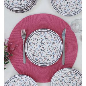 Set farfurii din ceramica pentru desert, Hermia, 275KRM1380, Antibacterian, Multicolor imagine