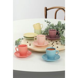 Set cesti de cafea, Hermia, 275KRM1618, Antibacterian, Multicolor imagine