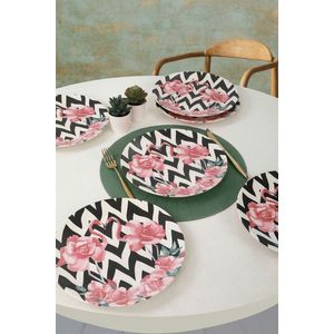 Set platouri servire, Hermia, 275KRM1351, Antibacterian, Multicolor imagine