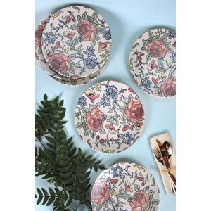 Set platouri servire, Hermia, 275KRM1677, Antibacterian, Multicolor imagine