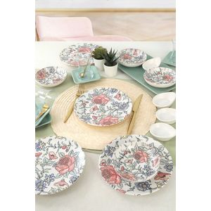 Set de mic dejun, Hermia, 275KRM1587, Bol: 13 x 13 x 4 cm / 270 cc (4 bucăți), Multicolor imagine