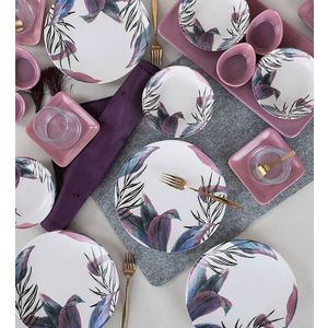 Set de mic dejun, Hermia, 275KRM1287, Antibacterian, Multicolor imagine