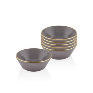 Set boluri ceramice, Hermia, 742TMA3326, Gri imagine