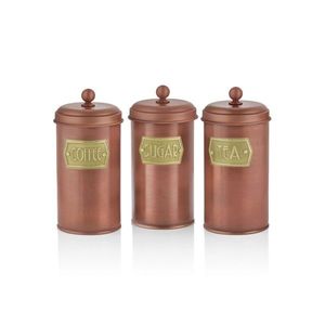 Set recipiente cu capac, Hermia, 742TMA5624, Capac (3 bucăți), Cupru imagine