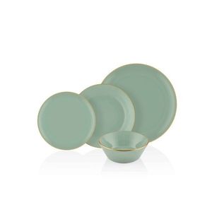 Serviciu de masa, Hermia, 742TMA3315, Farfurie: 20 cm (6 bucăți), Verde imagine