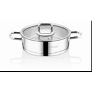 Oala, Hermia, 721NBL3109, Dimensiune: 24 x 24 x 6, 5 cm (1 bucată), Otel imagine