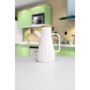 Dozator pentru ulei, Hermia, 283PLN1207, Dimensiune: 11 x 17 x 23 - 1000 ml (2 bucăți), Alb imagine