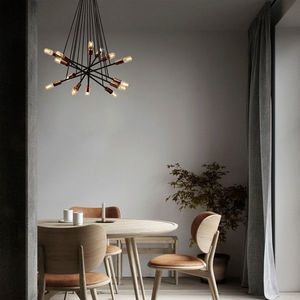 Lustra, Opviq, 527ABY1716, Negru/Cupru imagine