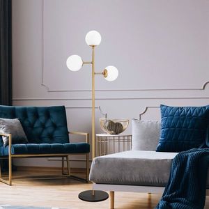 Lampadar, Opviq, 942FLG1502, Auriu imagine