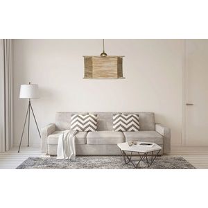 Lustra, Opviq, 390FLH1695, Ecru / Maro imagine