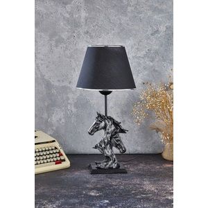 Lampa de masa, Opviq, 390FLH1931, Argintiu / Negru imagine