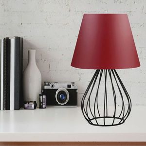 Lampa de masa, Opviq, 780SGN1905, Rosu claret imagine