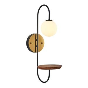 Aplica de perete, Opviq, 414LRC1191, Negru imagine