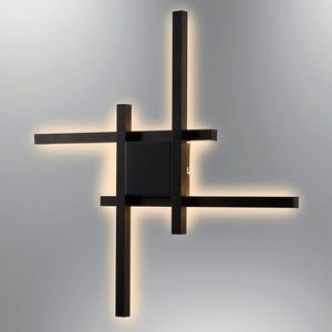 Aplica de perete, Opviq, 414LRC1254, Negru imagine