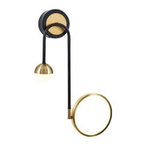 Aplica de perete, Opviq, 414LRC1134, Negru imagine