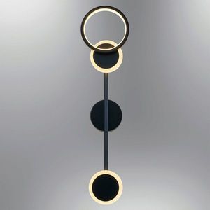 Aplica de perete, Opviq, 414LRC1164, Negru imagine