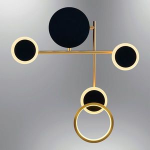 Aplica de perete, Opviq, 414LRC1167, Galben imagine