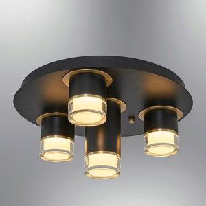 Lustra, Opviq, 414LRC1602, Negru imagine