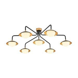 Lustra, Opviq, 414LRC1807, Negru imagine