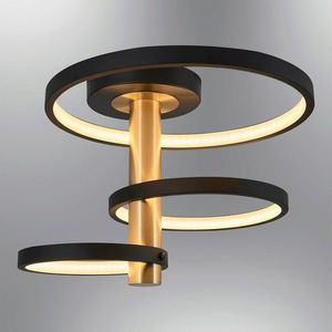 Lustra, Opviq, 414LRC1852, Negru imagine