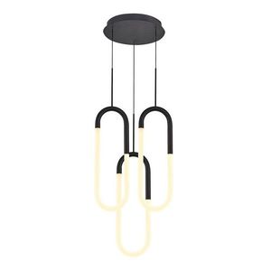 Lustra, Opviq, 414LRC1841, Negru imagine