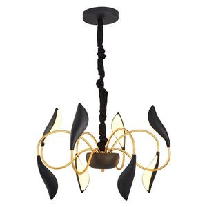 Lustra, Opviq, 414LRC1326, Negru imagine