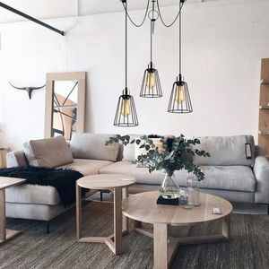 Lustra, Opviq, 892OPV1707, Negru imagine