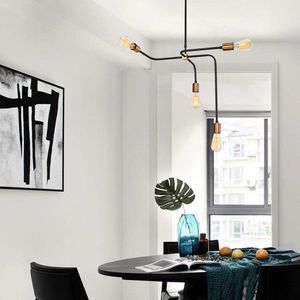 Lustra, Opviq, 892OPV1404, Negru/Cupru imagine