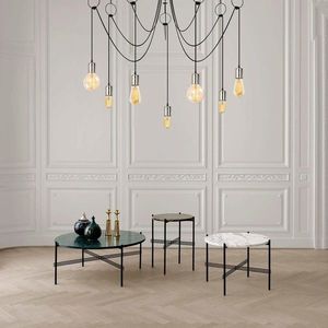 Lustra, Opviq, 892OPV1748, Negru/Nichel imagine