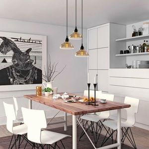 Lustra, Opviq, 521SHN3229, Negru imagine