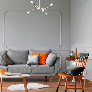 Lustra, Opviq, 584TTM1246, Alb / Vintage imagine