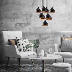 Lustra, Opviq, 584TTM1387, Negru imagine