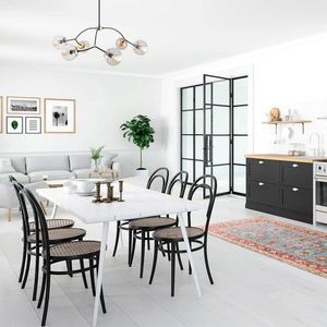 Lustra, Opviq, 584TTM1421, Negru imagine