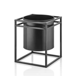 Ghiveci, SKS0026, 35x35x45 cm, Negru imagine
