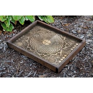 Tava pentru servire, TEP016, 40x50x6 cm, Multicolor imagine