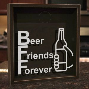 Pusculita, GAD052, 22x22x6 cm, Maro/Alb imagine