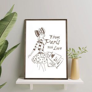 Tablou decorativ, TD005, Desenat manual, Natural imagine