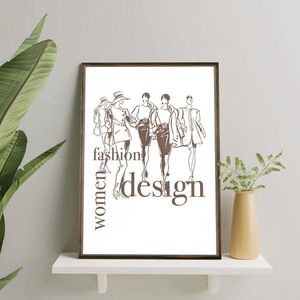 Tablou decorativ, TD007, Desenat manual, Natural imagine