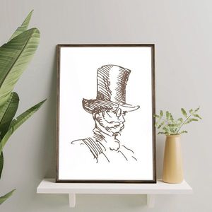 Tablou decorativ, TD014, Desenat manual, Natural imagine