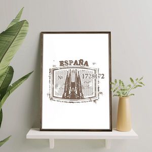 Tablou decorativ, TD020, Desenat manual, Natural imagine