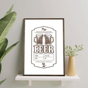 Tablou decorativ, TD023, Desenat manual, Natural imagine