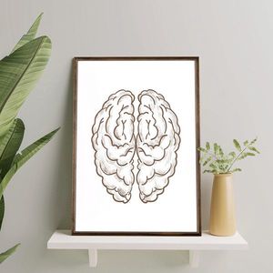 Tablou decorativ, TD039, Desenat manual, Natural imagine