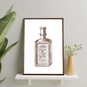 Tablou decorativ, TD042, Desenat manual, Natural imagine