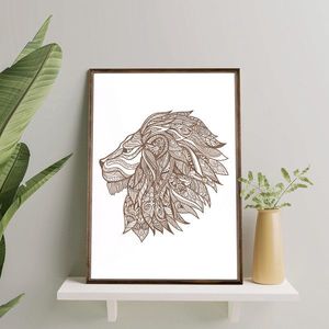 Tablou decorativ, TD054, Desenat manual, Natural imagine