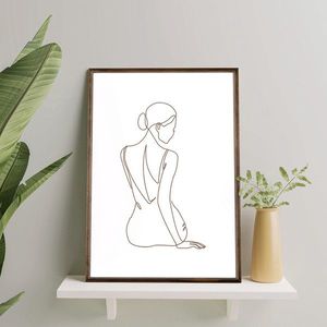 Tablou decorativ, TD060, Desenat manual, Natural imagine