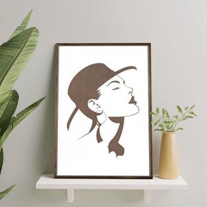 Tablou decorativ, TD077, Desenat manual, Natural imagine