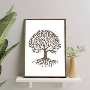 Tablou decorativ, TD079, Desenat manual, Natural imagine