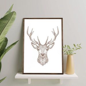 Tablou decorativ, TD085, Desenat manual, Natural imagine