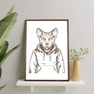 Tablou decorativ, TD086, Desenat manual, Natural imagine